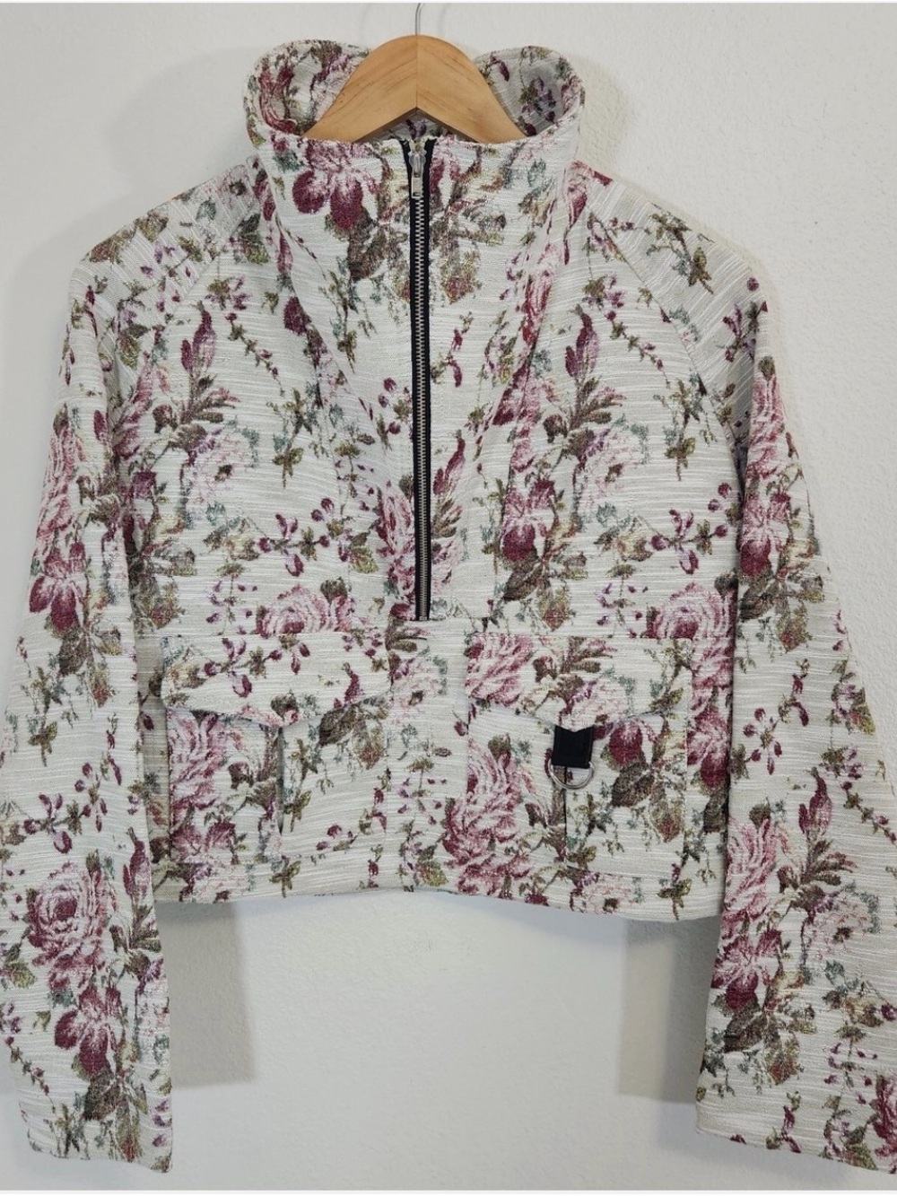 A.L.C. Tapestry Funnel Neck Pullover